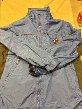 Cheneral Vintage Skunk Embroidered Windbreaker Jacket Size S